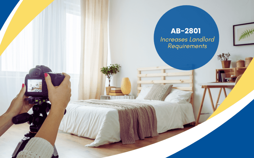 AB-2801 Increases Landlord Requirements April 1, 2025