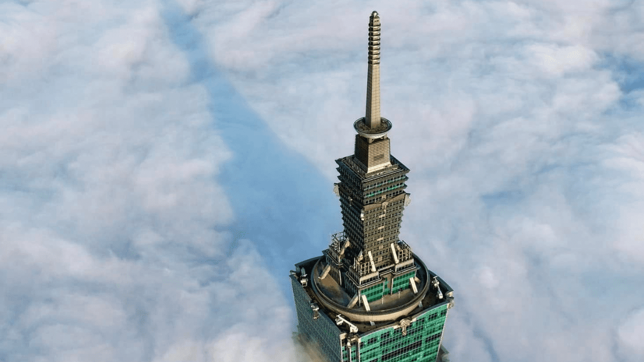 Taipei 101 Rises Above the Clouds